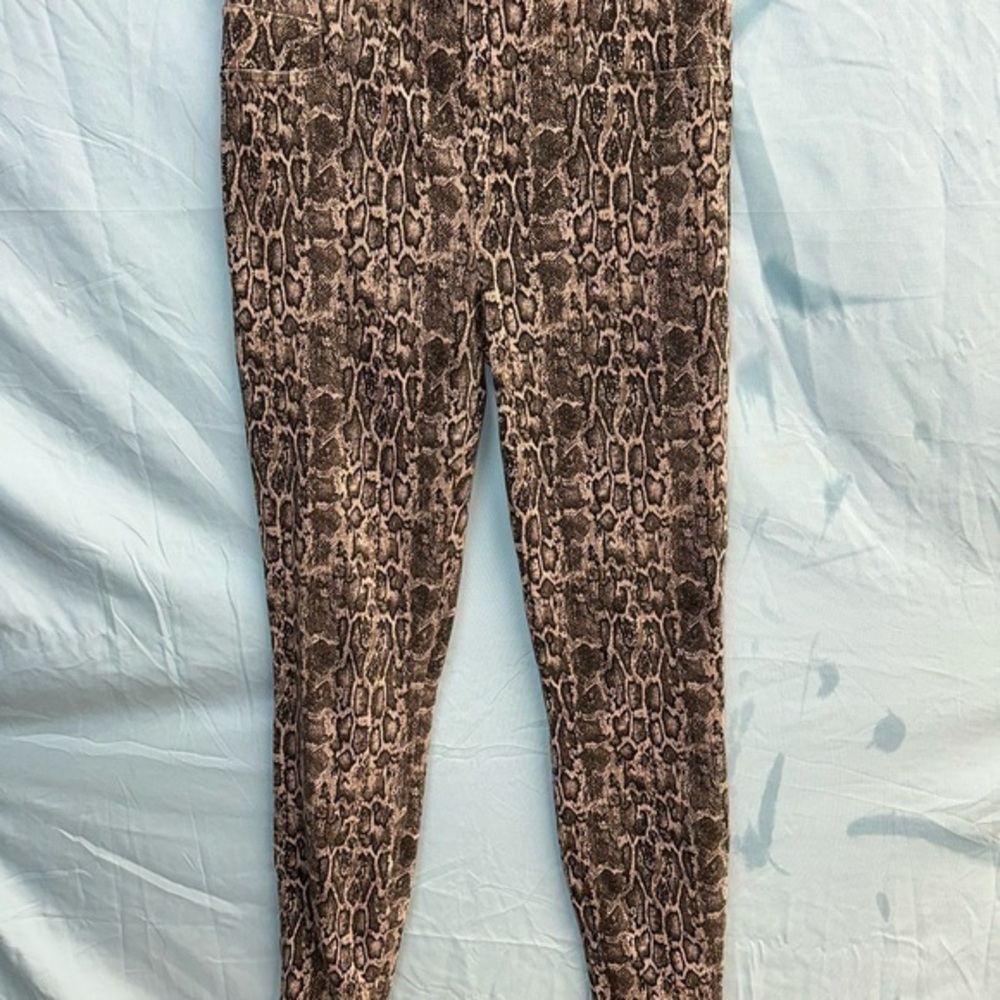 SPANX Snake Print Jeggings